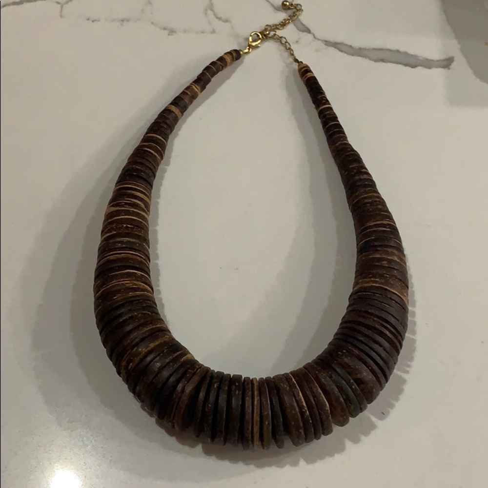Wooden necklace